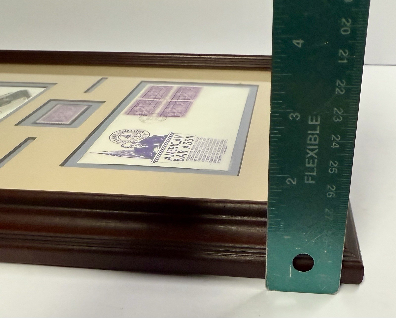 5-3 Cent 1953 Postage Stamps American Bar Association Framed & Matted Collage