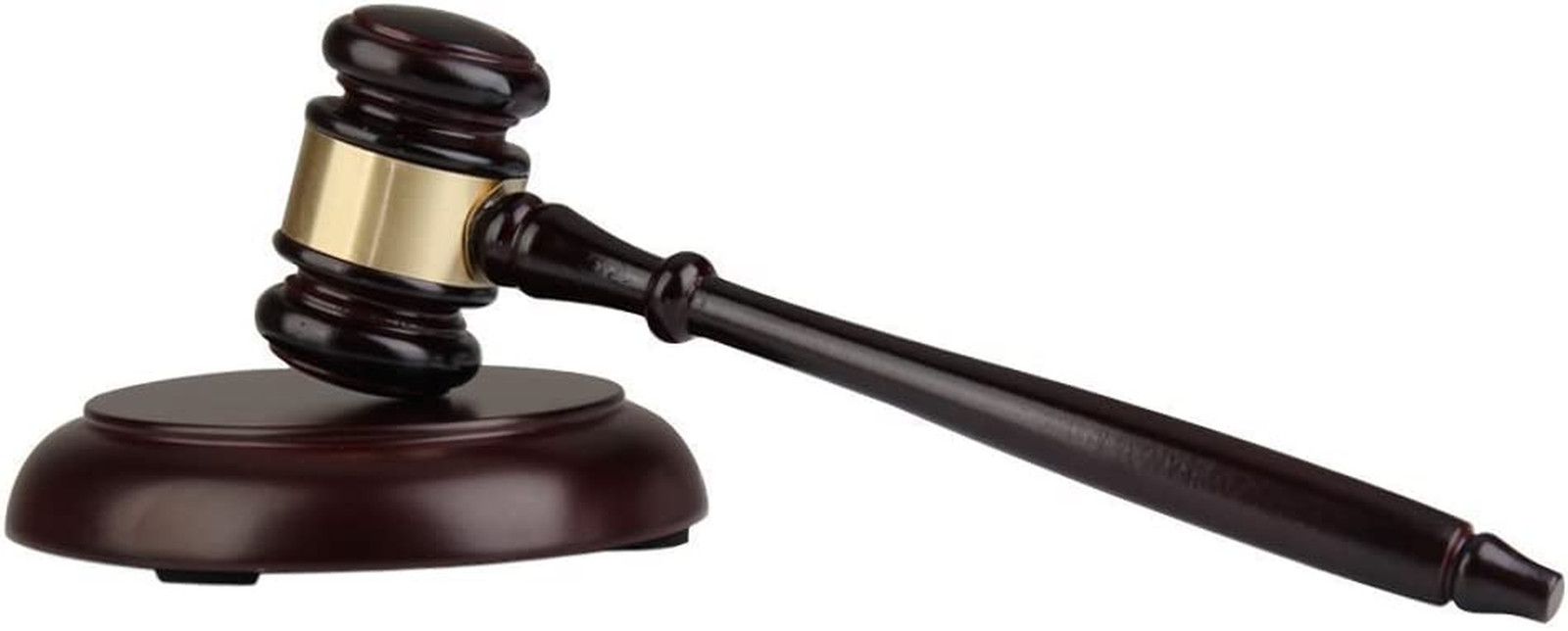 Wooden Gavel and Sound Block Perfet for Judge Lawyer Auction Sale