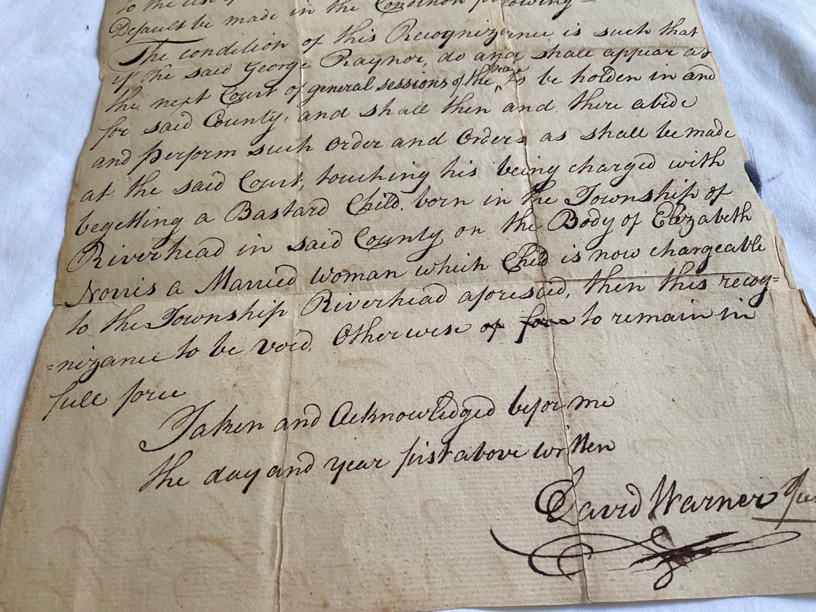 BASTARD CHILD MAN BEGARTS WITH MARRIED WOMAN E NORRIS28 OCT 1802 SUFFOLK CO