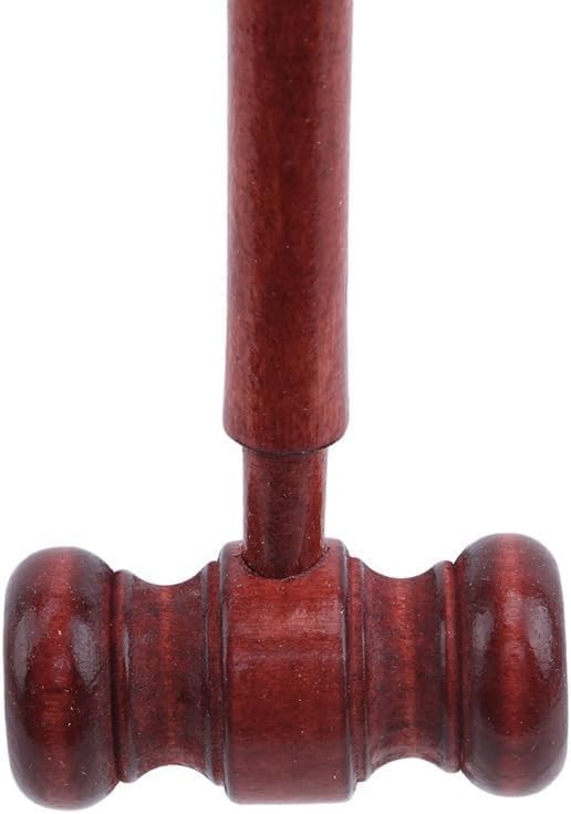 Brown Handmade Wooden Gavel, Auction Gavels, Vintage Judge Gavel