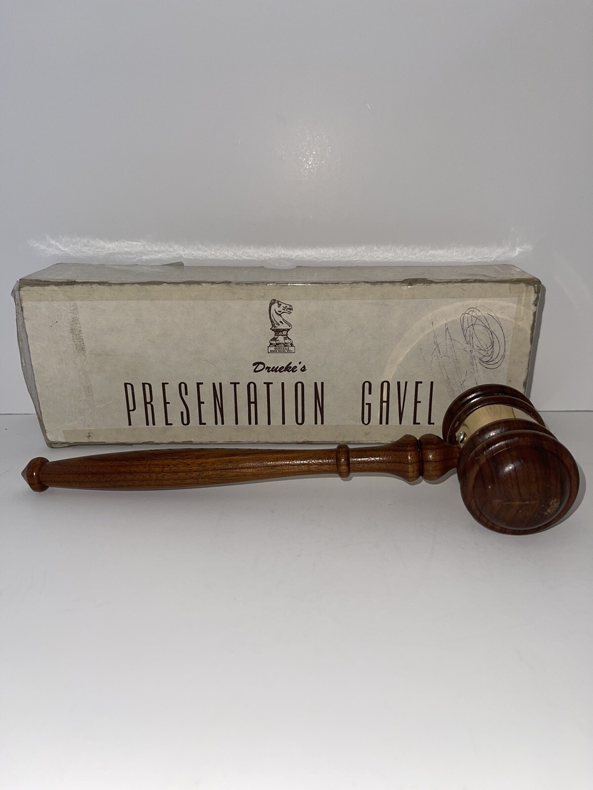 Drueke’s Presentation Wood Gavel No 91 With Box