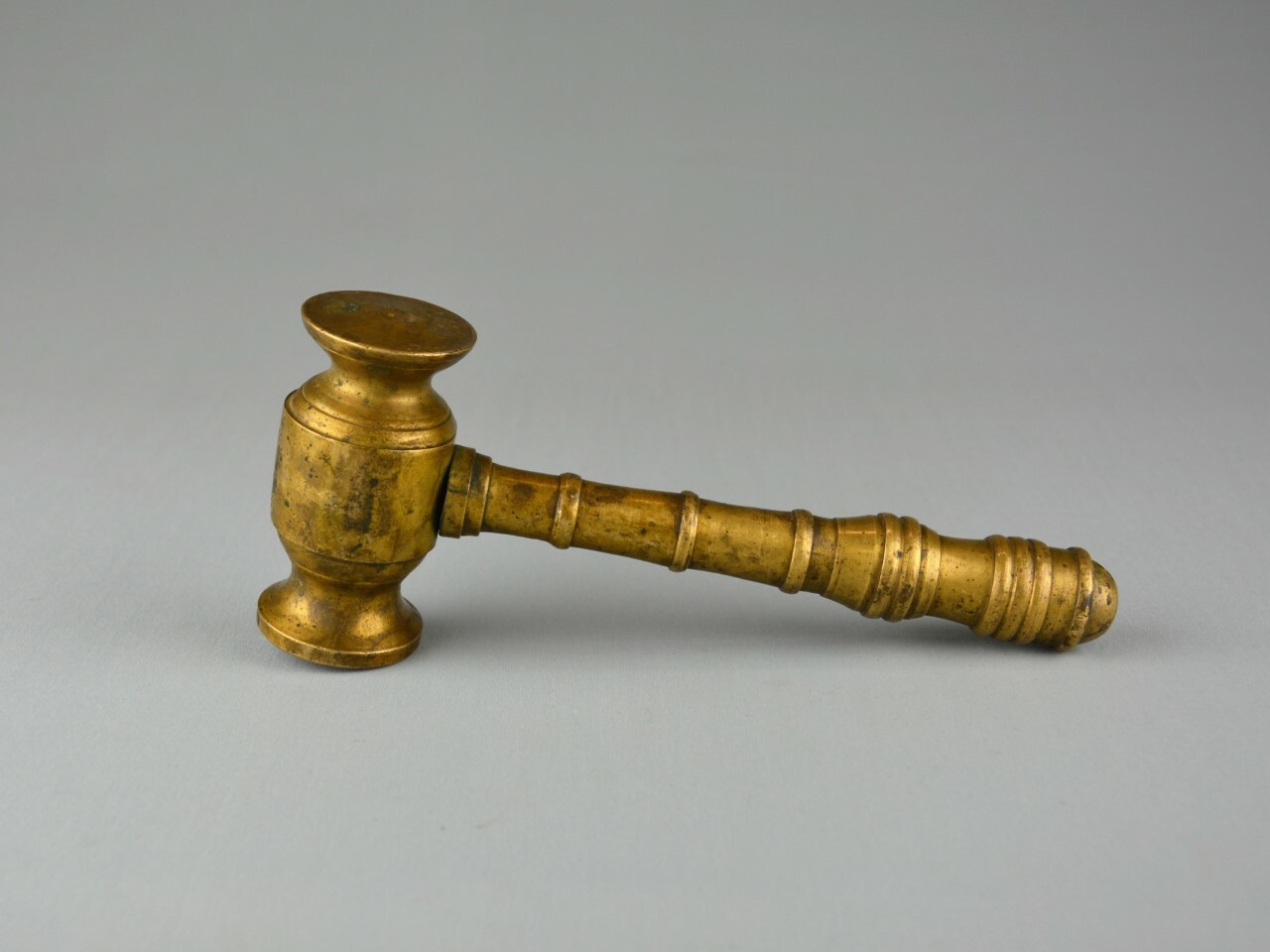 Antique bronze auction or judge hammer,19thC