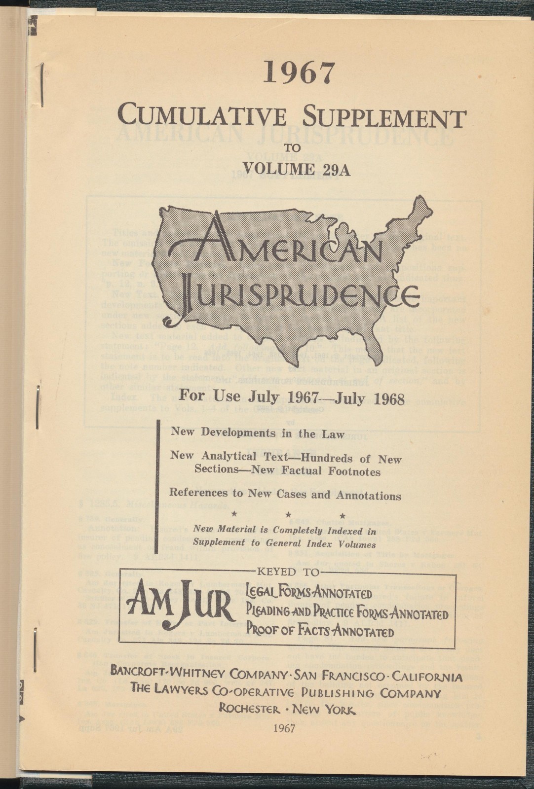 American Jurisprudence Insurance 789-2008 29A Federal Criminal Procedure Law