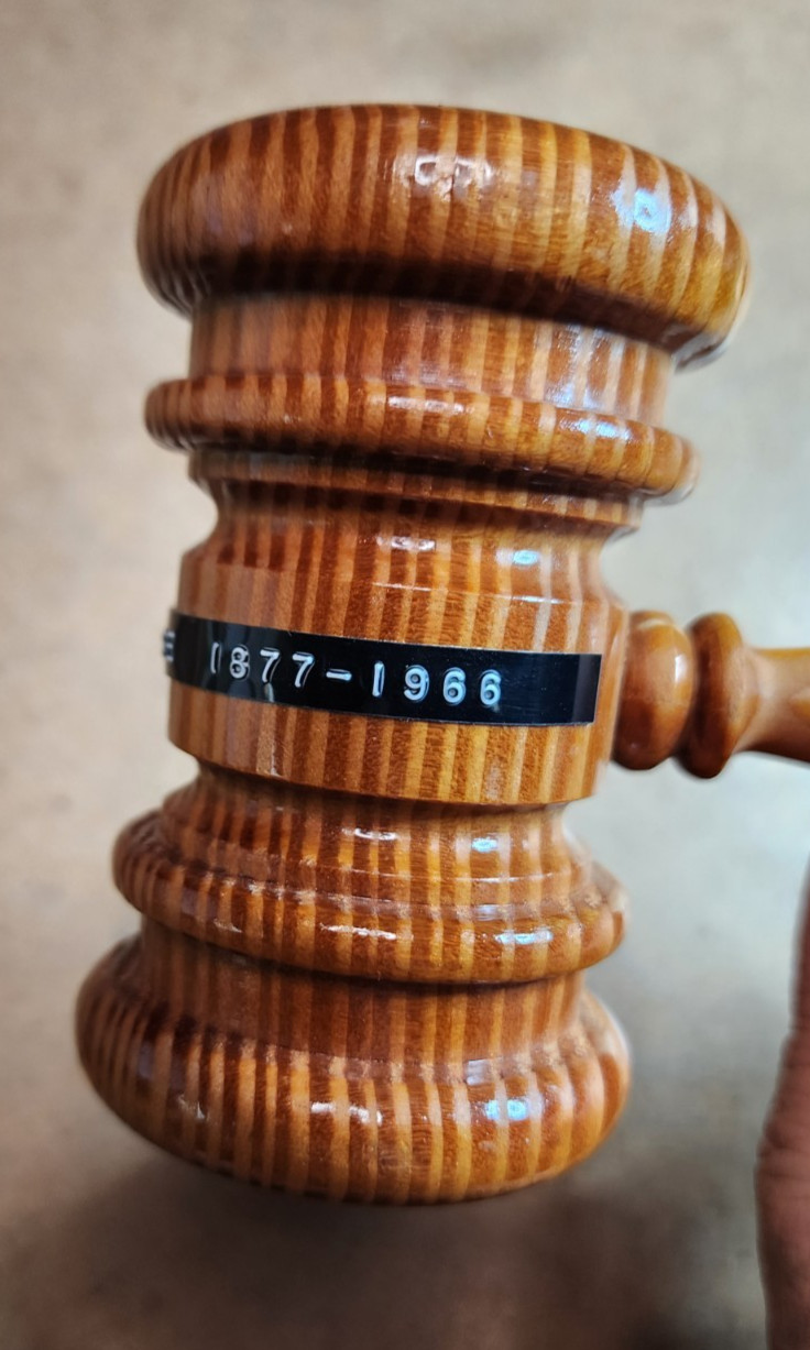 2 Vtg Wood GAVELS From the Original Fresno County Courthouse 1877-1966, Calif.