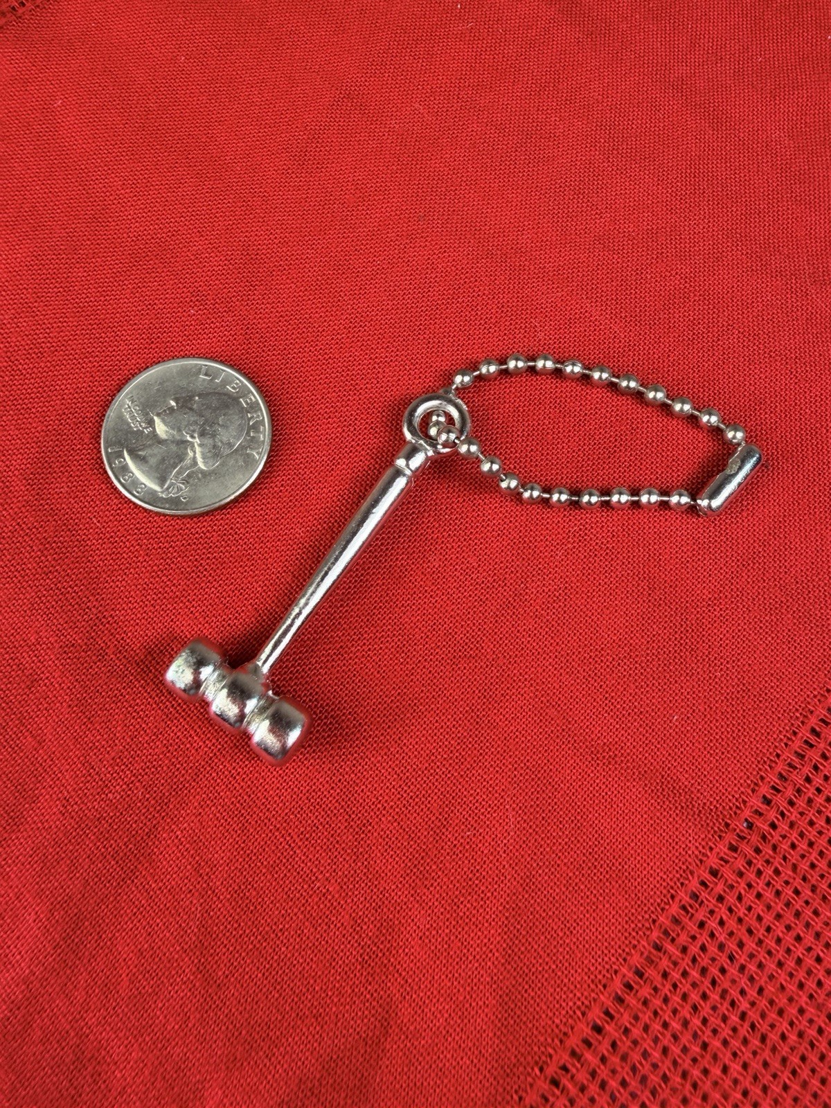 Gavel Keychain – Judge Law Lawyer Auctioneer