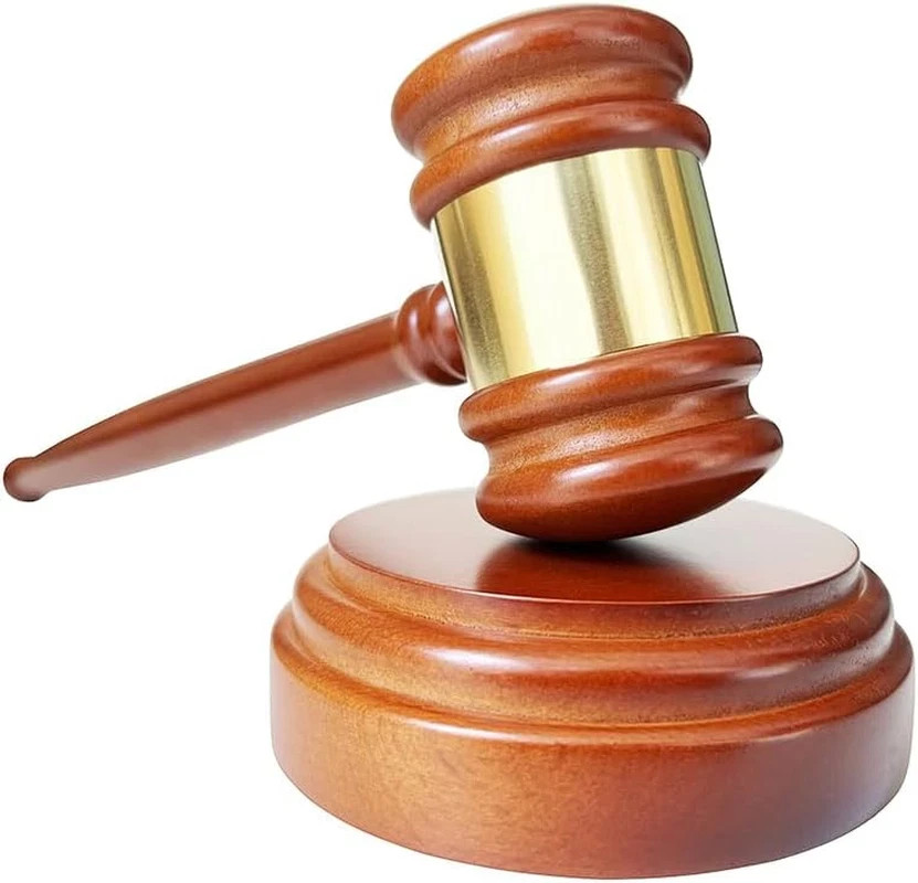 Handmade Wooden Gavel and Block Set Perfect Desk Accessory for Chairmen of The B