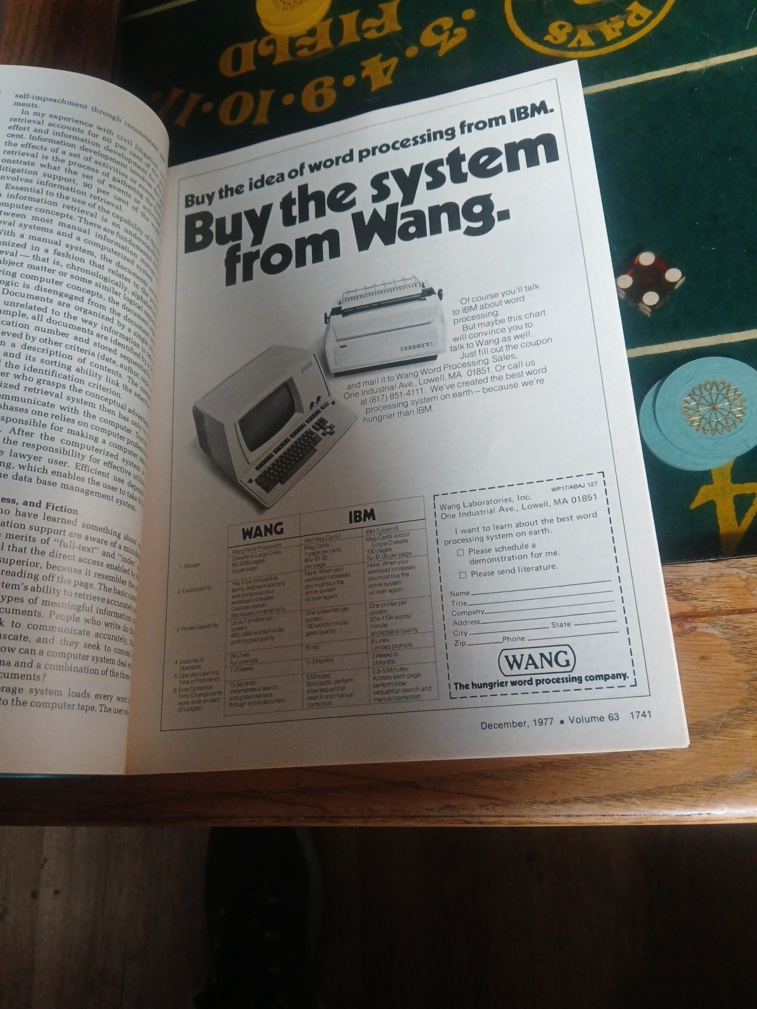 Vintage American Bar Association Journal December 1977