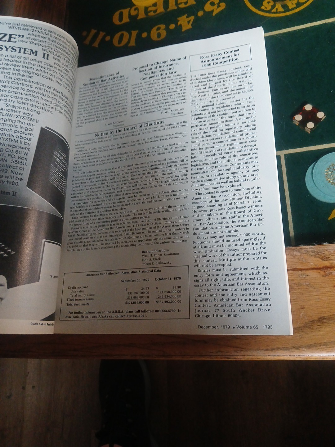 Vintage American Bar Association Journal December 1979