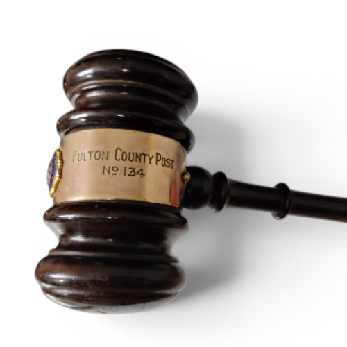Judge Elbert Tuttle American Legion Fulton County Post 134 Commander Gavel 1934