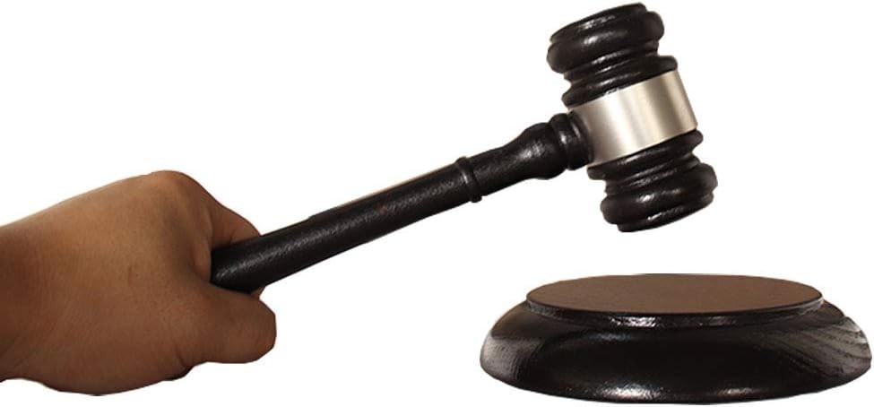 Wood Gavel and Sound Block Set Handcrafted Wooden Gavel with Round Block for …