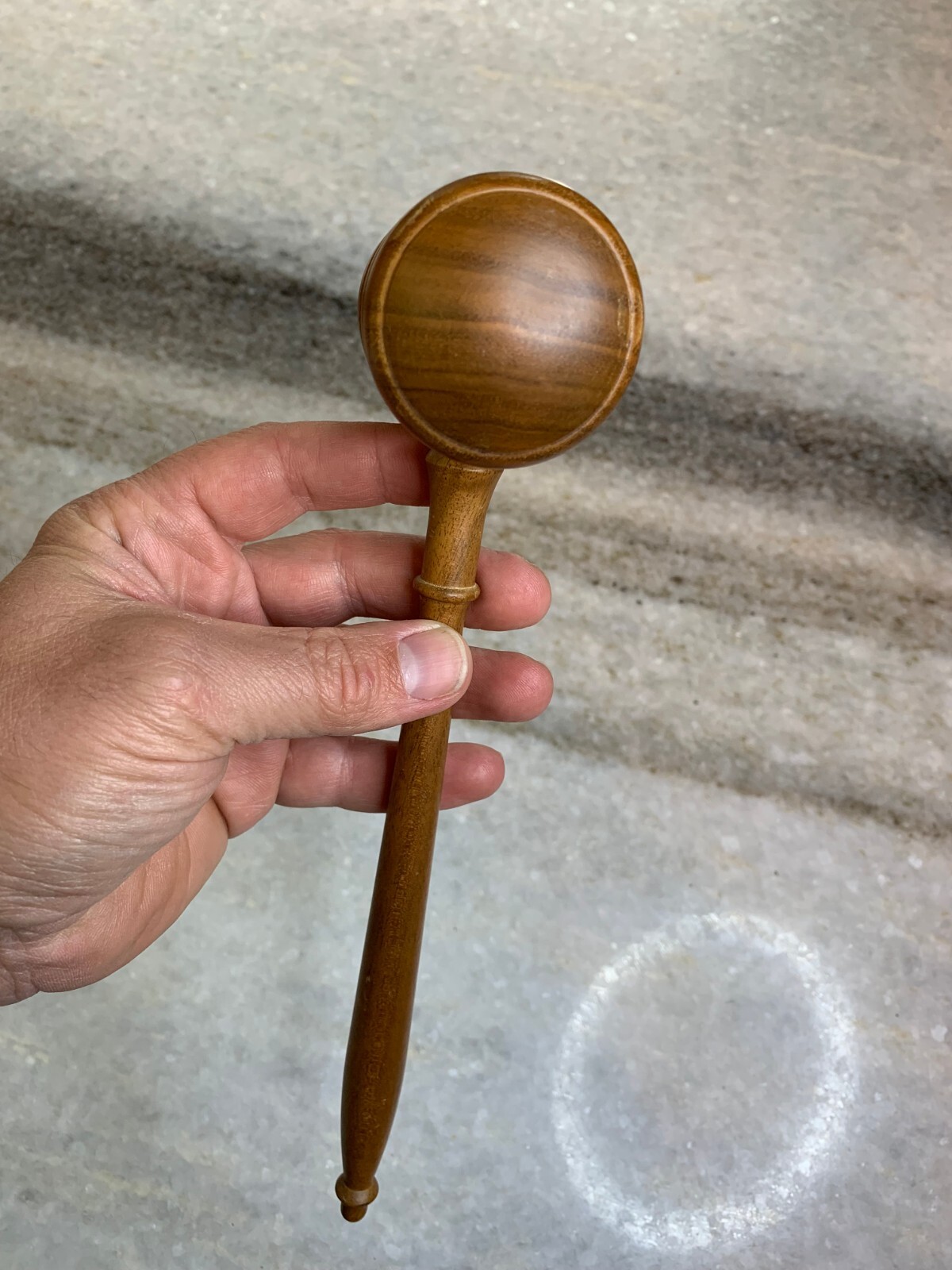 Vintage Hardwood/Wood/Wooden/Copper Ornate/Fine Judge/Lawyer/President GAVEL