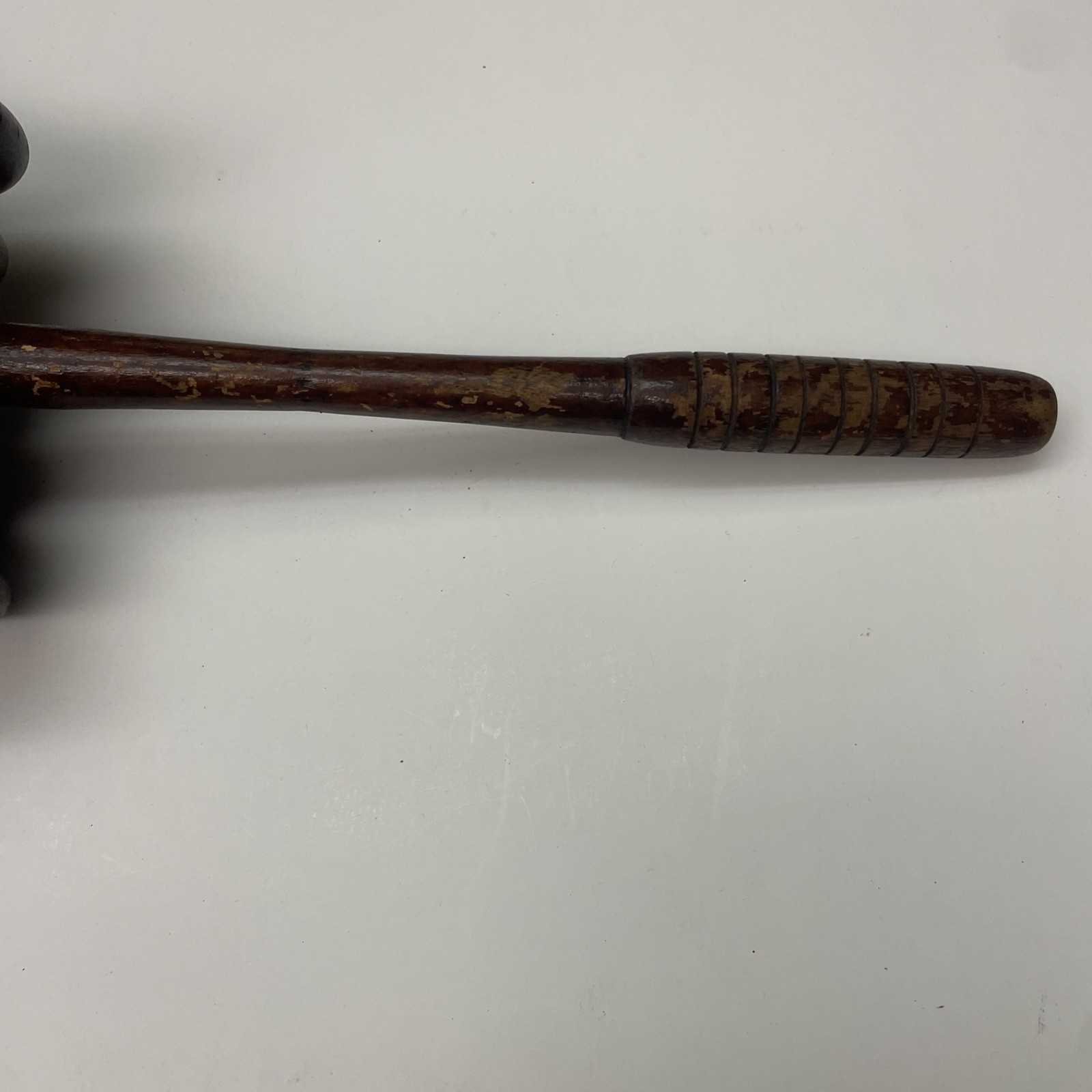 Vintage Wooden Gavel Wood Judge Auctioneer Mallet 11” Meeting Hammer