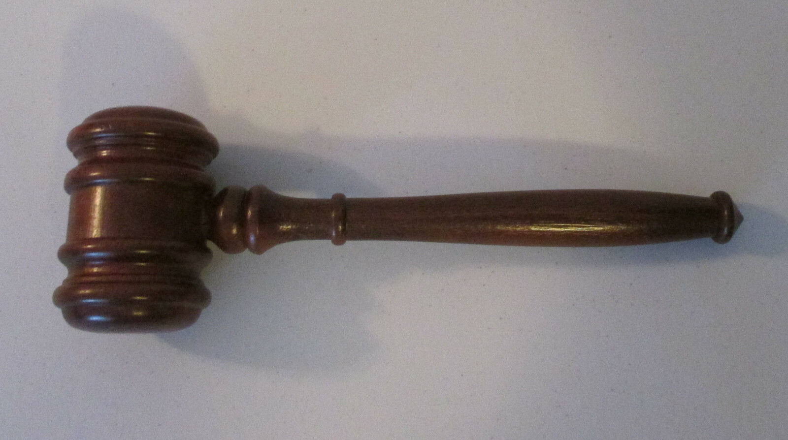 Vintage Drueke Presentation Gavel Judge Size Original Box Solid Walnut Unmarked