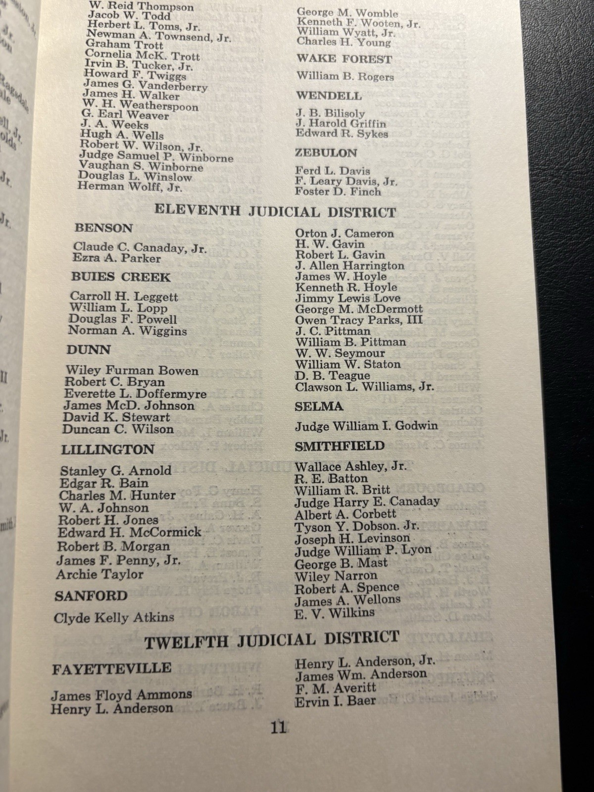 North Carolina Bar Assn Directories 1969 1970 1976 Genealogy Lawyers