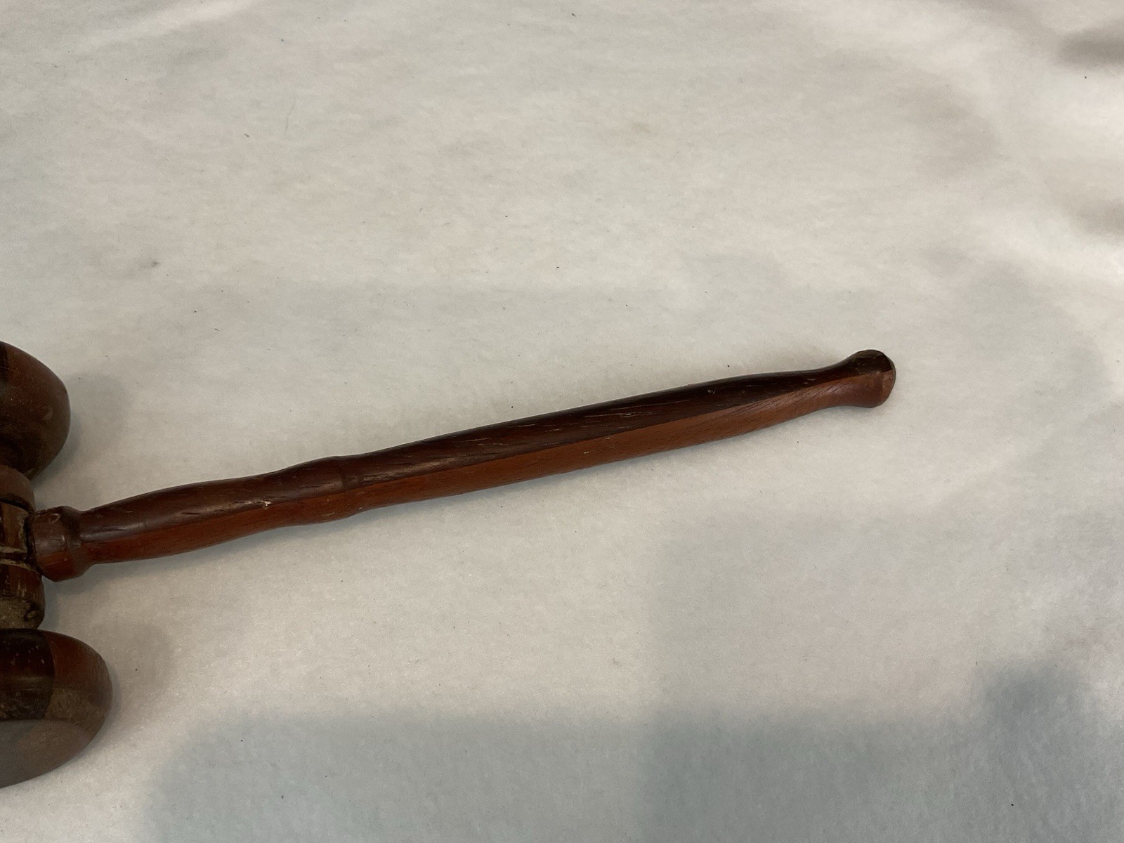 Vintage Wood Gavel 9 Inches For Judge Lawyer Auctioneer Meetings