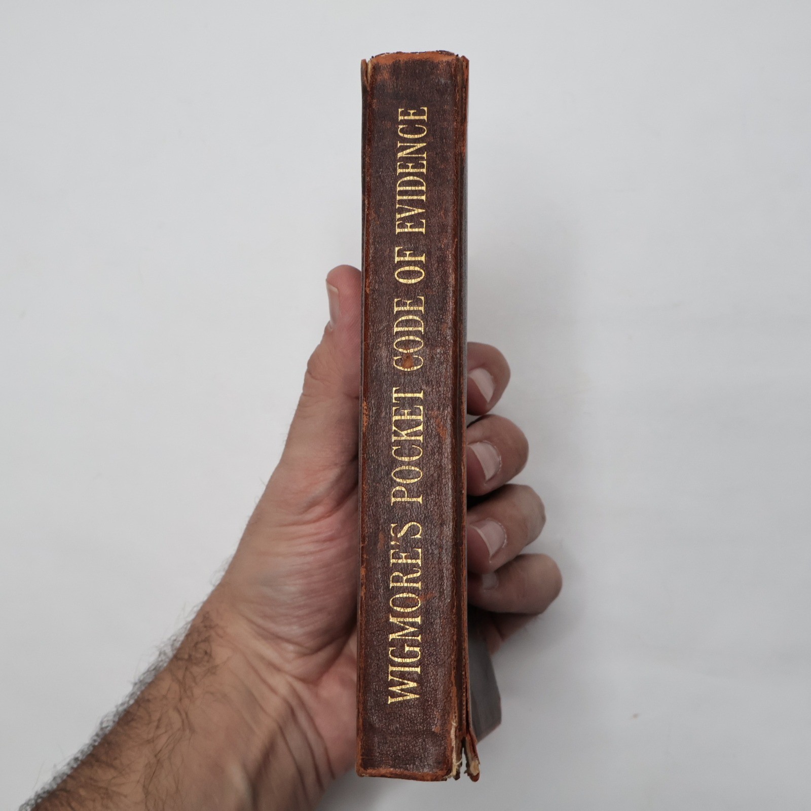 Wigmores Pocket Code of Evidence Law 1st Ed 1910 Antique Book w Inscriptions SEE