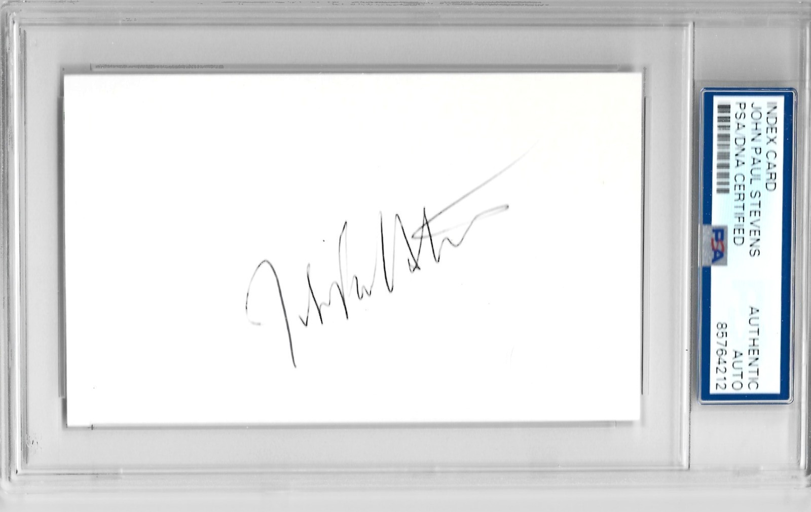 Autographed Justice John Paul Stevens PSA/DNA certfied Supreme Court