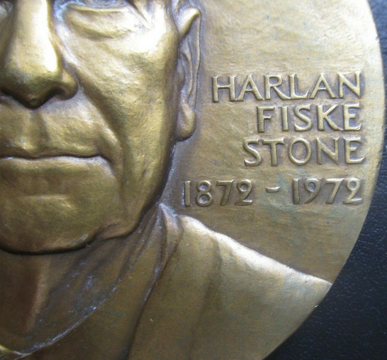 Columbia University Law Harlan Fiske Stone Fellowship Bronze Medal Medallic Art