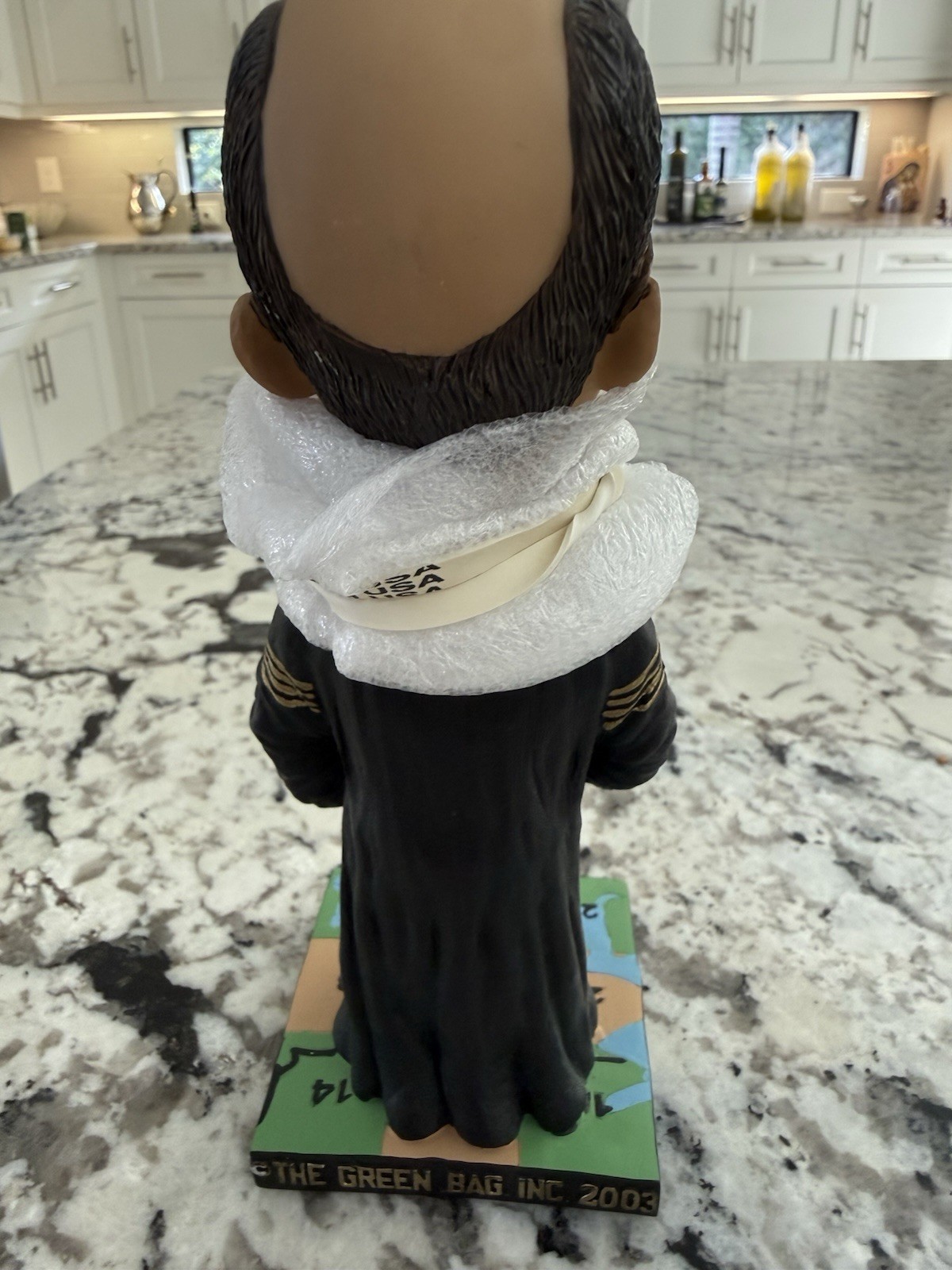 2003 Authentic Supreme Court Justice William Rehnquist Green Bag Bobblehead