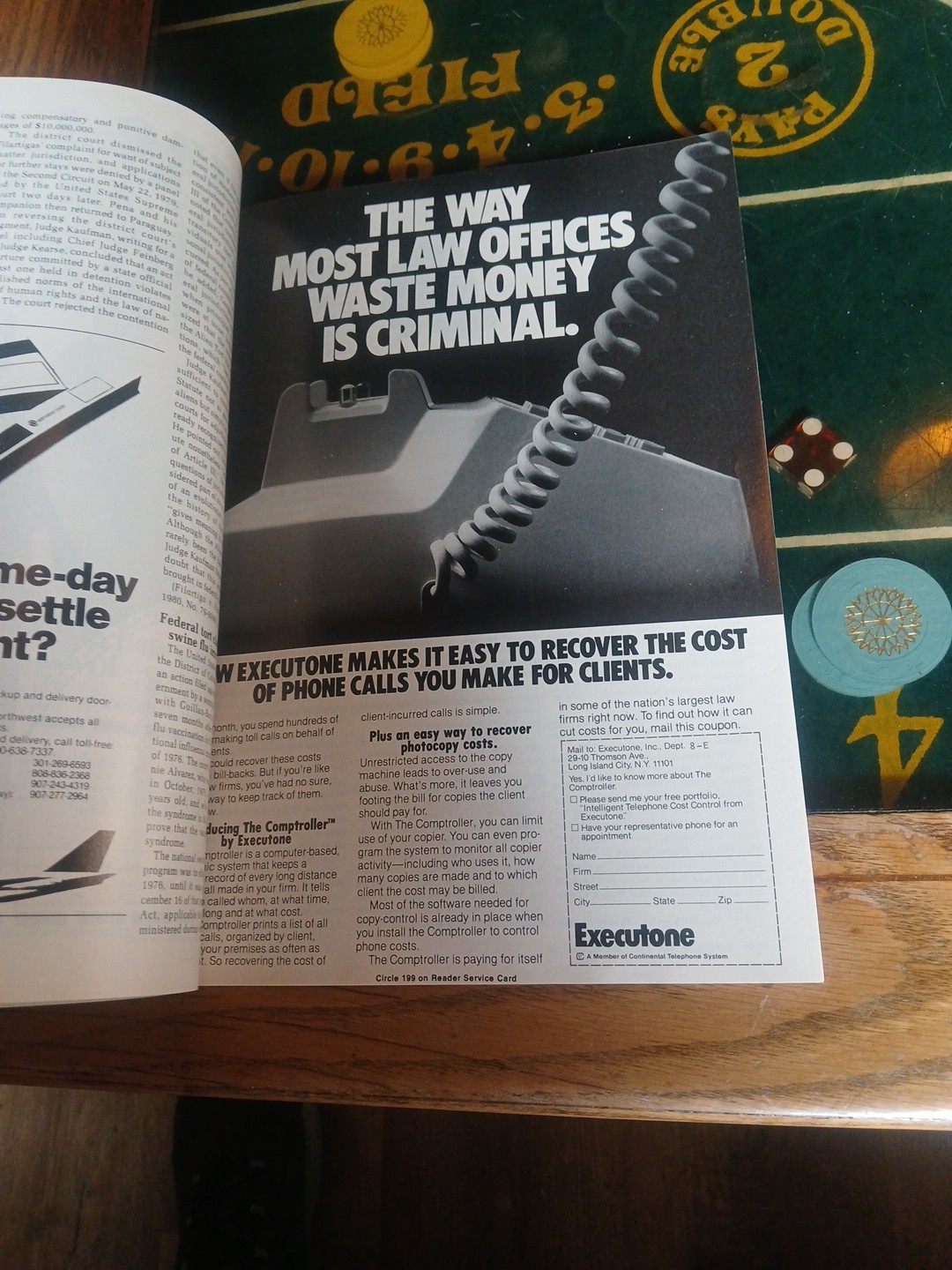 Vintage American Bar Association Journal November 1980