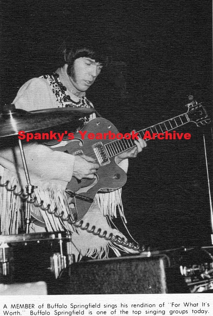 1960s Palos Verdes CA High School Yearbook~Photos~Buffalo Springfield Neil Young