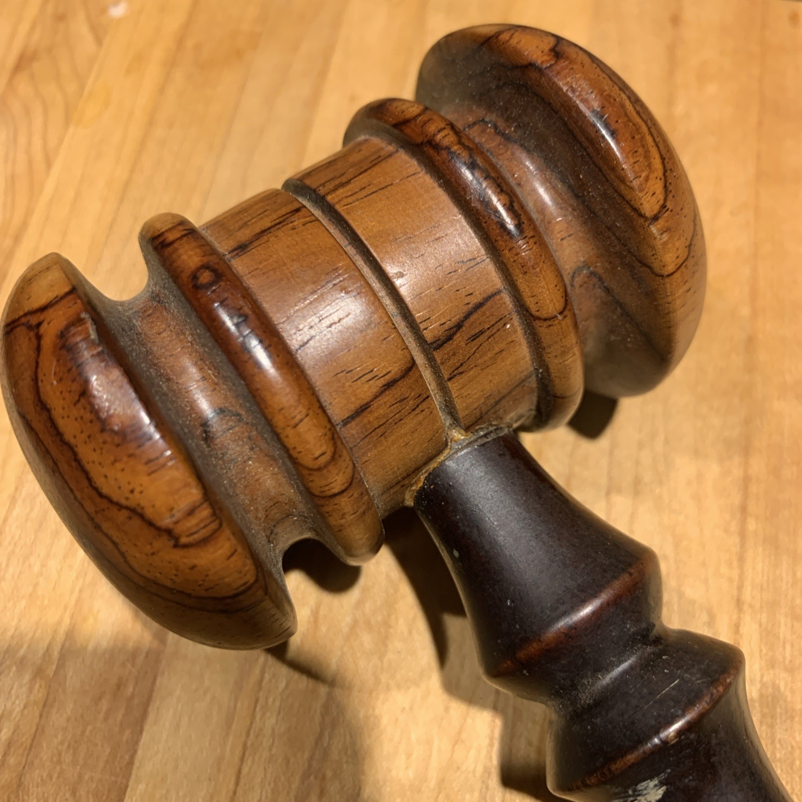 Solid Hardwood Auctioneer or Judge’s Gavel – Excellent Condition 11”