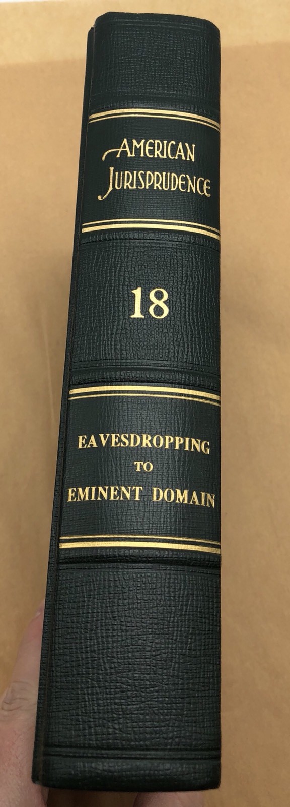 American Jurisprudence Eavesdropping Eminent Domai 18 Federal Criminal Procedure