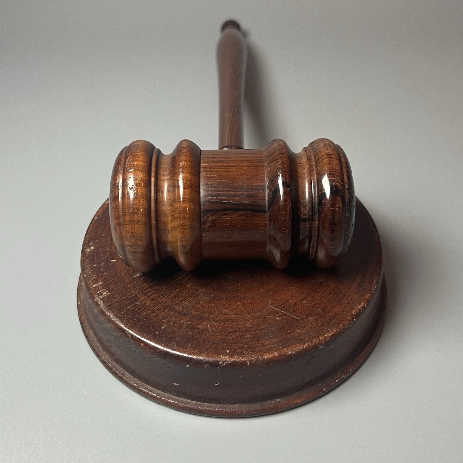 Handcrafted Antique/Vintage Wooden Gavel And Sound Block