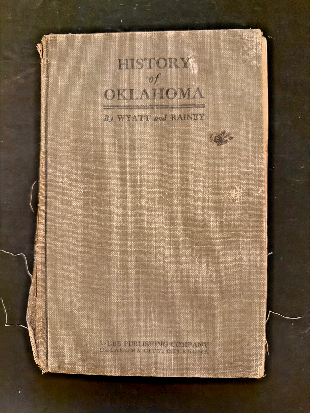 1919 History of Oklahoma