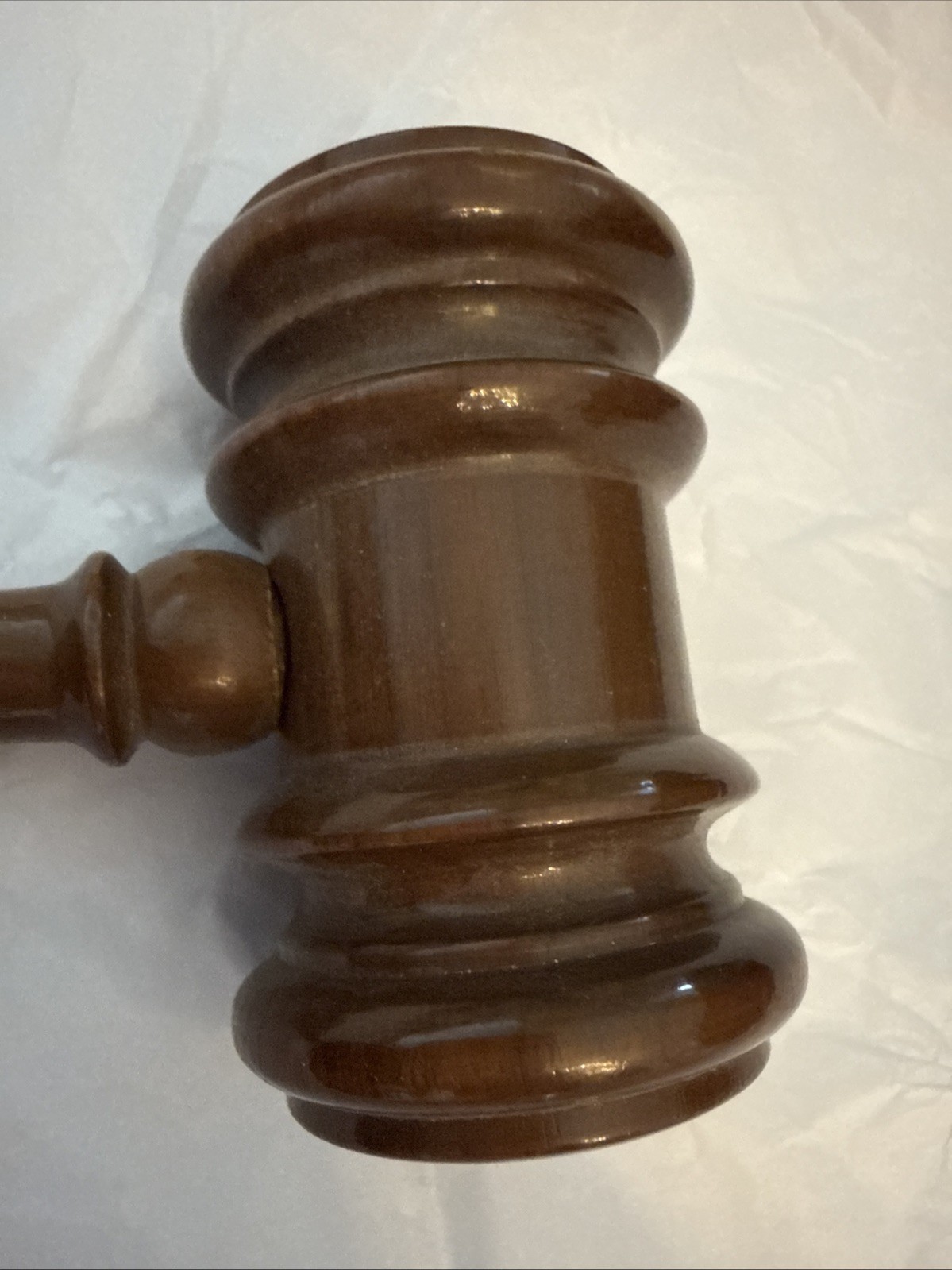 Antique Vintage Wood Gavel Hand Crafted Judge Court Auctioneer Mallet Hammer