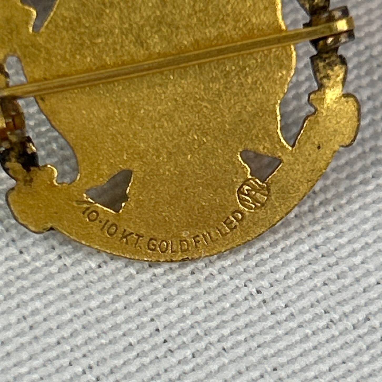 Vintage WBA Women’s Bar Association Past President Pin 10K Gold Filled