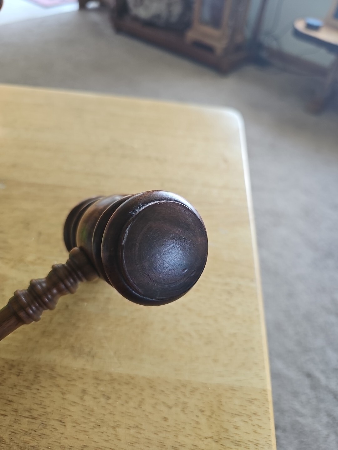 VINTAGE Wood WOODEN Judge Auctioneer Mallet GAVEL 11.5 » Hammer COLLECTIBLE