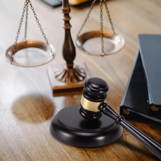 Wooden Gavel Hammer and Sound Block Set Mallet for Lawyer Judge Auction Sale