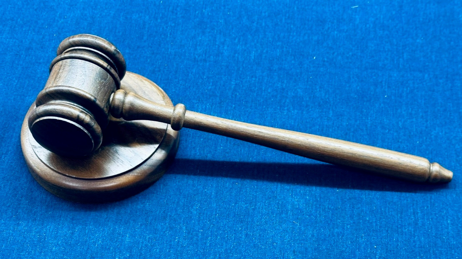 Vtg Wooden Ceremonial Hummer Gavel Judge Chairman Auctioneer Tool w/Sound Block