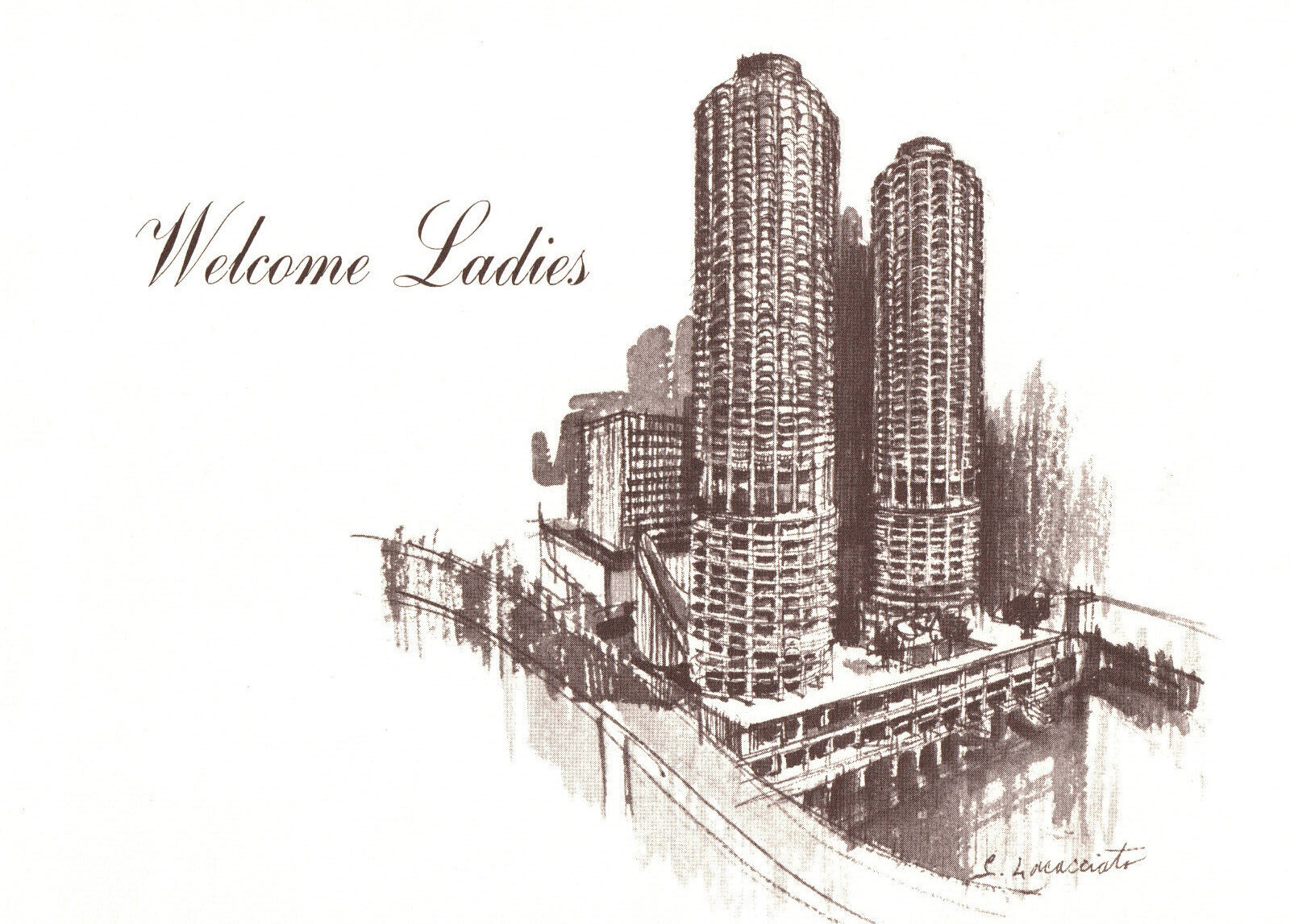 American Bar Association – Vintage Welcome Ladies Invitation-Chicag0-1963