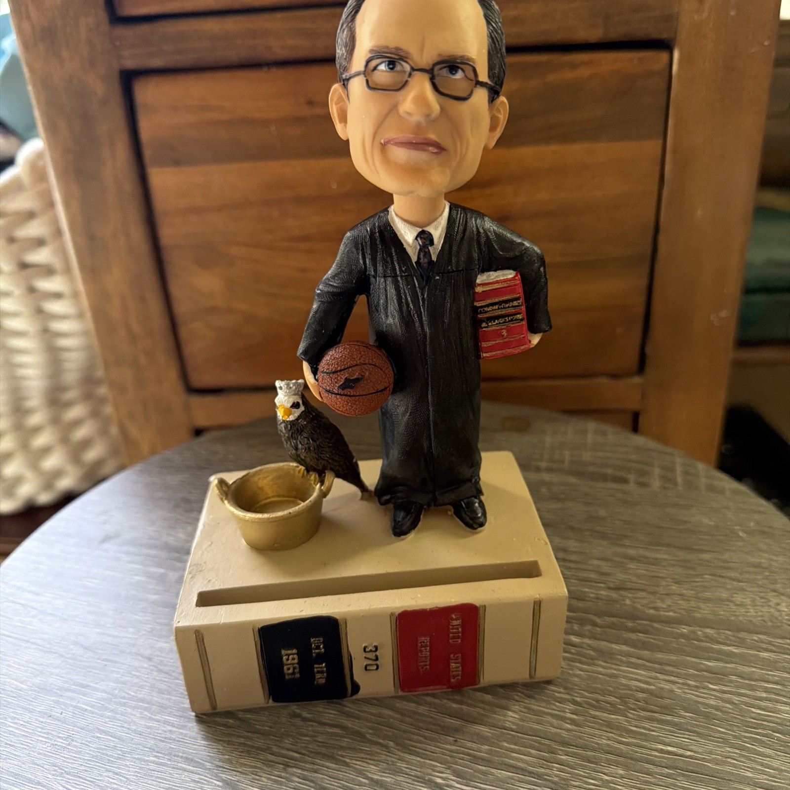 Byron White Bobblehead NUMBERED Green Bag Supreme Court Justice – 472/1206-NEW