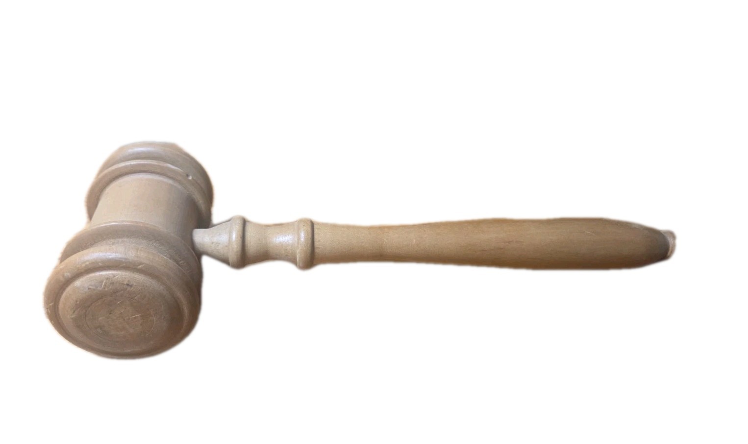 Wooden Judges Gavel – Collectible. Light Brown Wooden Color. Unbranded