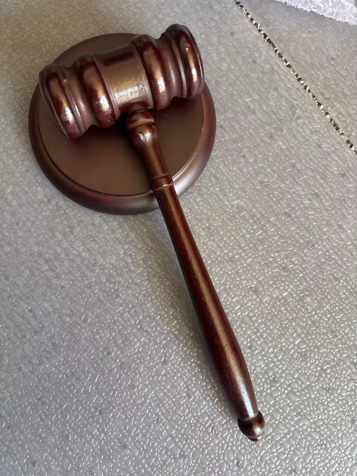 Handmade Wooden Gavel and Block Set Perfect for Lawyer Judge Auction Sale Meetin