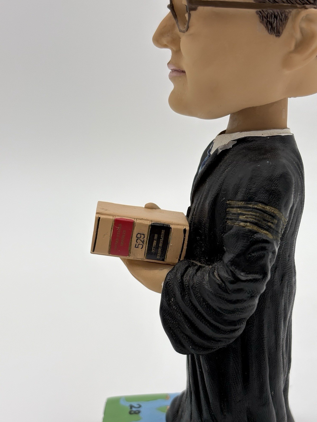 2003 Authentic Supreme Court Justice William Rehnquist Green Bag Bobblehead