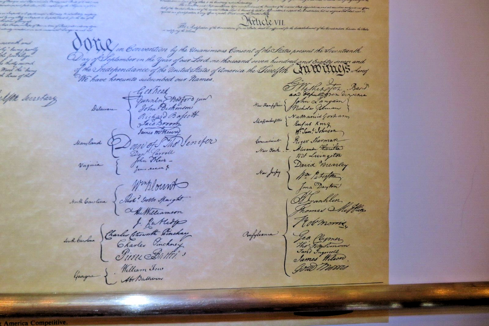 1787 United States CONSTITUTIONS (TWO) «We The People» Replica Kmart Rubbermaid®