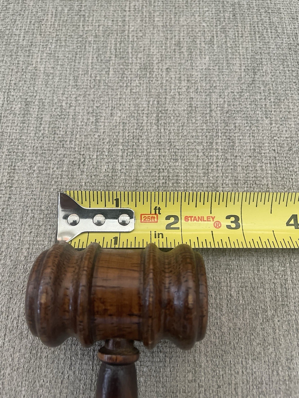 Auction Judge Gavel Hammer Prop Mallet Brown Wood Wooden Judges