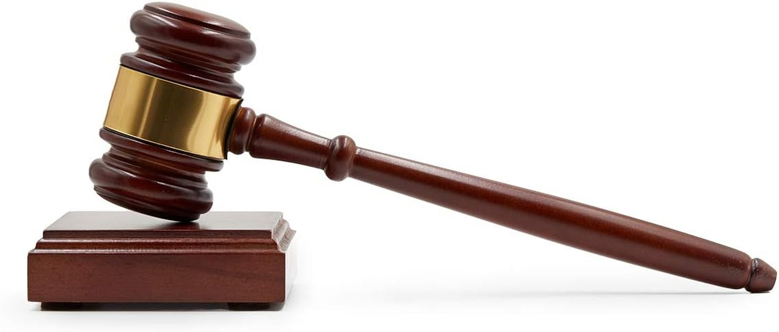 Wooden Gavel and Sound Block for Judge Lawyer Auction