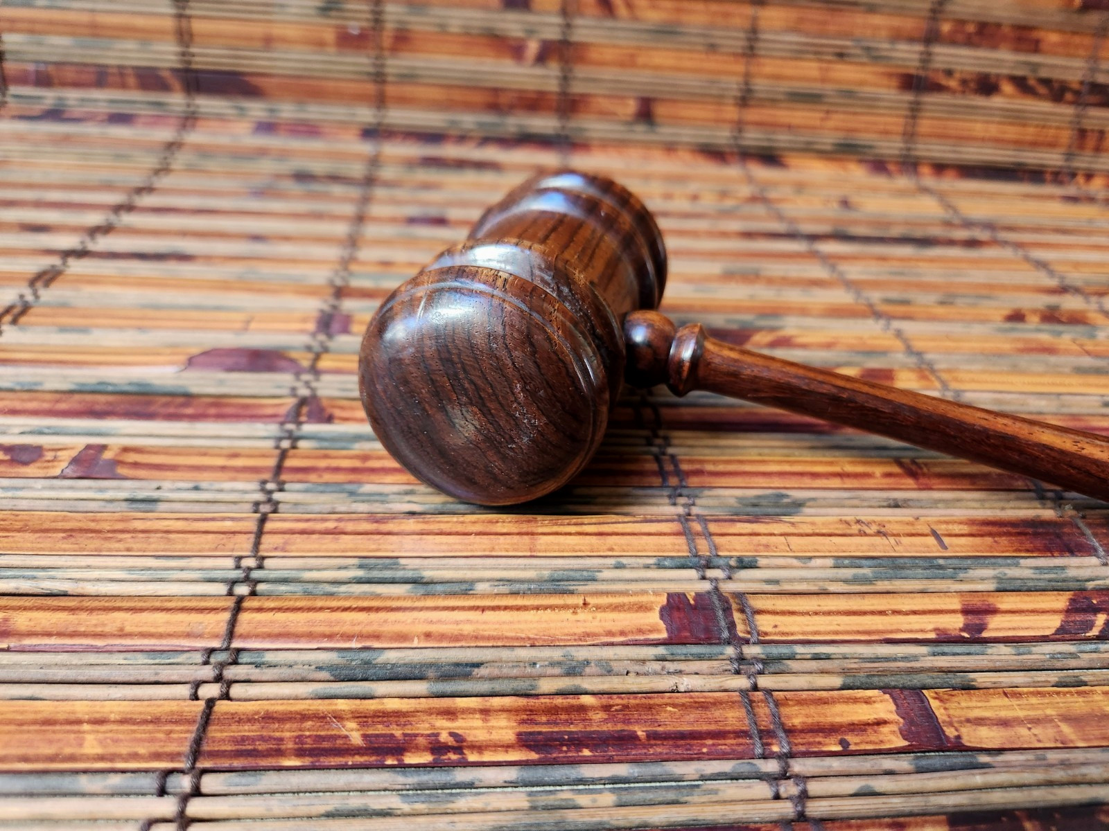 BEAUTIFUL HARDWOOD GAVEL – HARDWOOD HAMMER, NICE!!!!