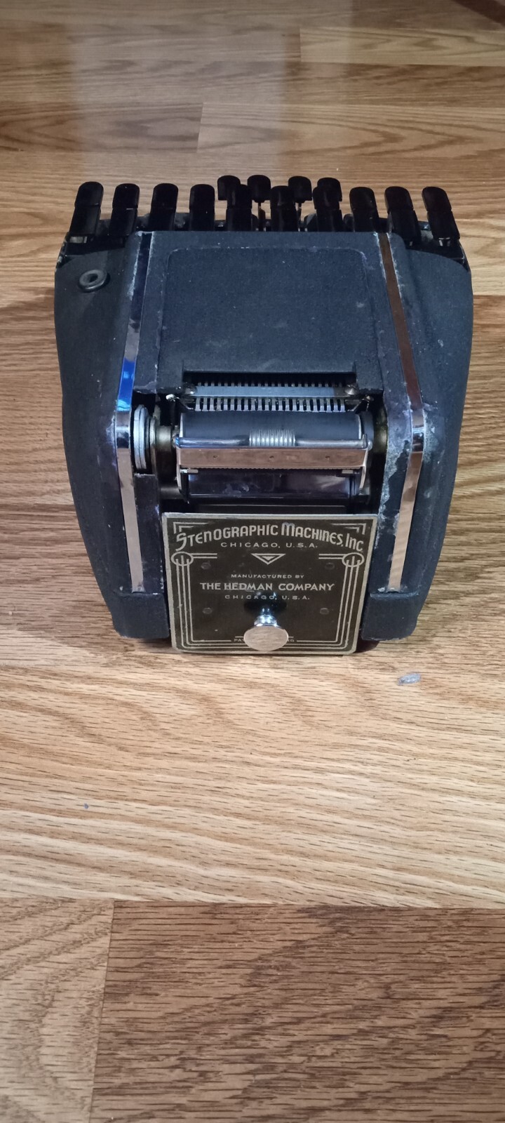 Vintage Stenograph Machine The Stenographic Machines In. Chicago USA Original