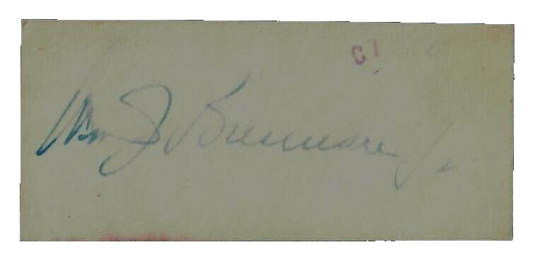 «Supreme Court Justice» William Brennan Jr Clipped Signature