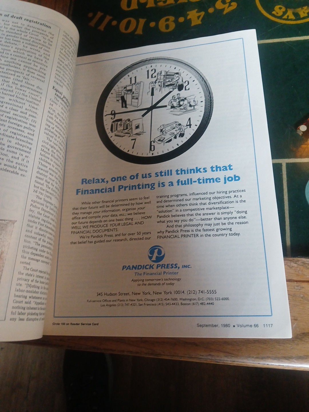 Vintage American Bar Association Journal September 1980