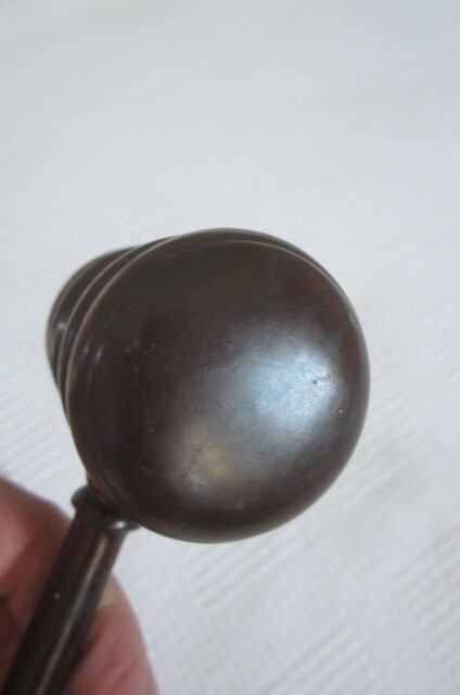 Vintage Wooden Gavel Massachusetts Arms Collectors 1961 1962 President Bicknell