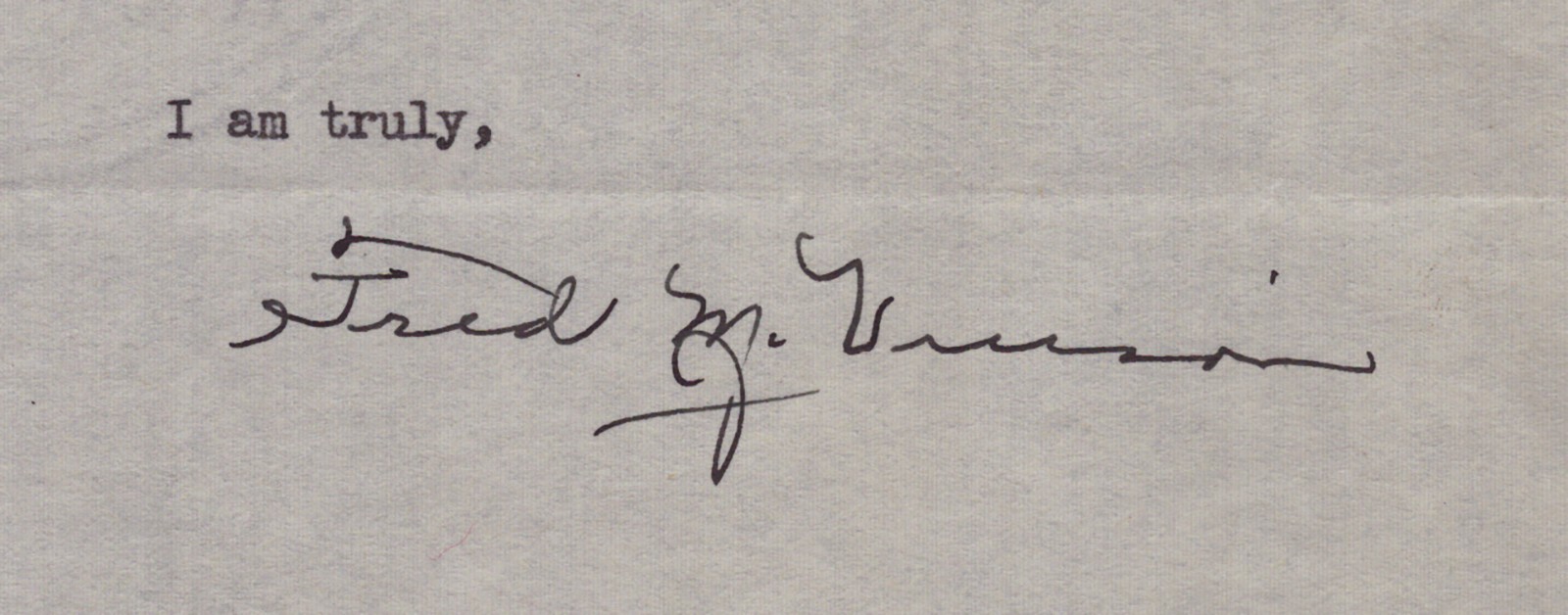 FRED M. VINSON – TYPED LETTER SIGNED 01/03/1938