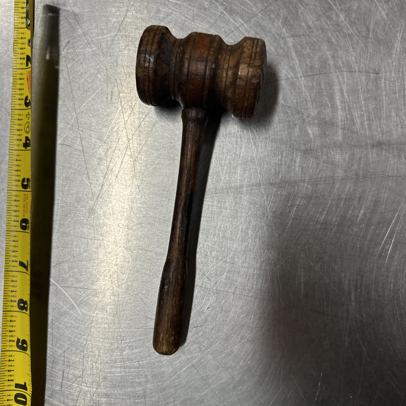 Antique Vintage Wooden Drumstick Mallet Gavel