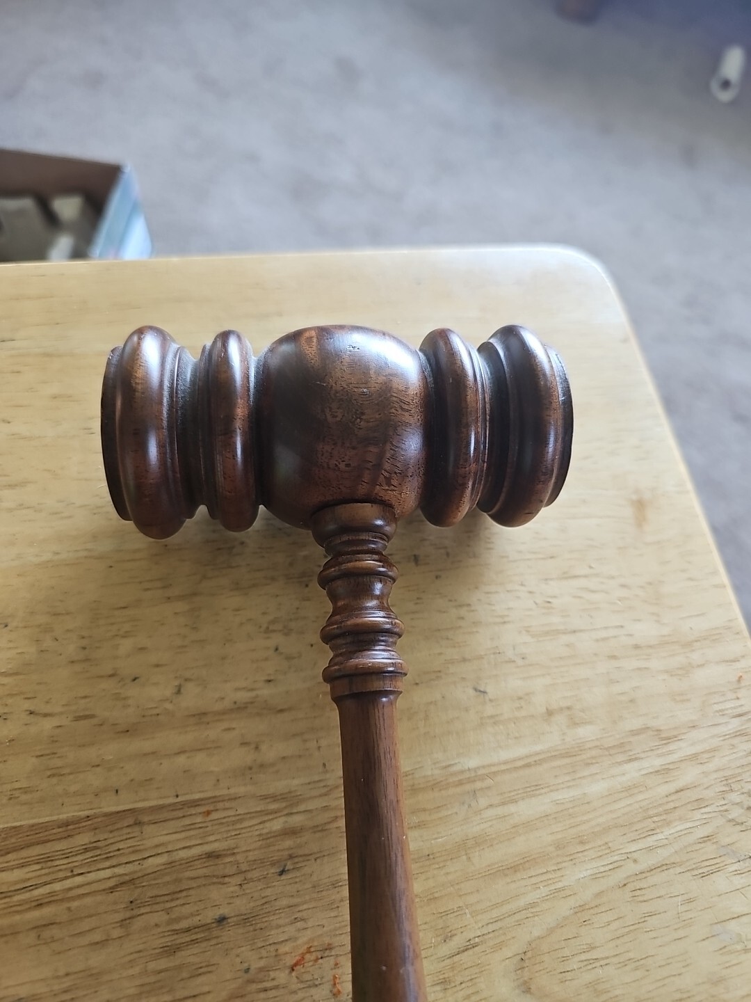 VINTAGE Wood WOODEN Judge Auctioneer Mallet GAVEL 11.5 » Hammer COLLECTIBLE